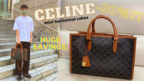 Discounted Celine Bag! Celine Mini Horizontal Cabas In 